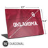 University of Oklahoma Red Jersey Universal Laptop 16in (13 x 9.4in) Skin