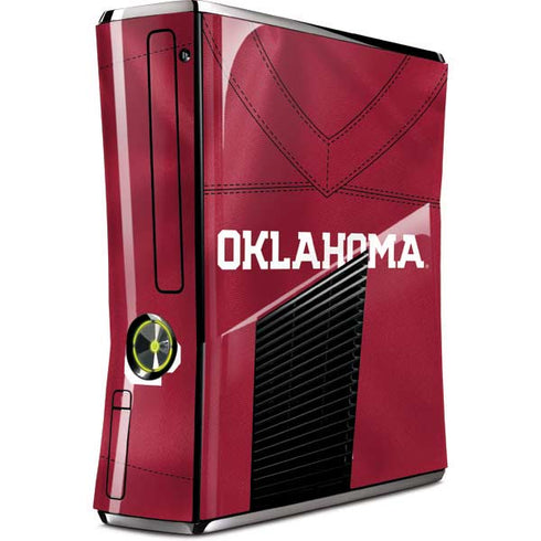 University of Oklahoma Red Jersey Xbox 360 Slim (2010) Skin
