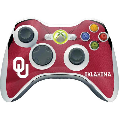 University of Oklahoma Red Jersey Xbox 360 Wireless Controller Skin