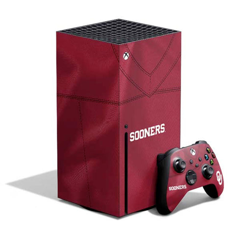 University of Oklahoma Red Jersey Xbox Series X Skins