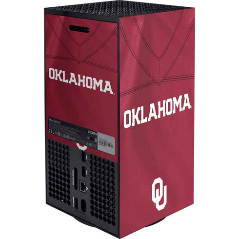 University of Oklahoma Red Jersey XBox Series X Digital Edition Bundle Skin