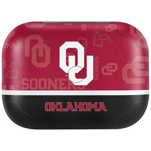 University of Oklahoma Split Jersey Amazon Echo Buds Skin