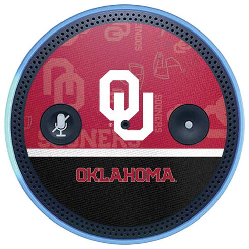 University of Oklahoma Split Jersey Amazon Echo Skin
