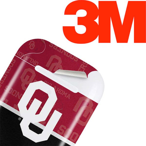 University of Oklahoma Split Jersey Apple AirPods 2 Skin