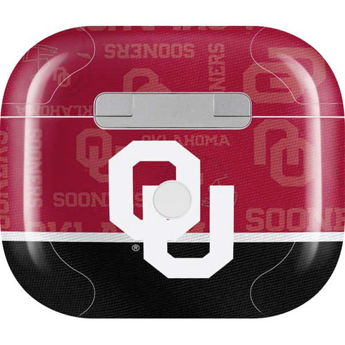 University of Oklahoma Split Jersey Apple AirPods (3rd Gen 2021) Skin