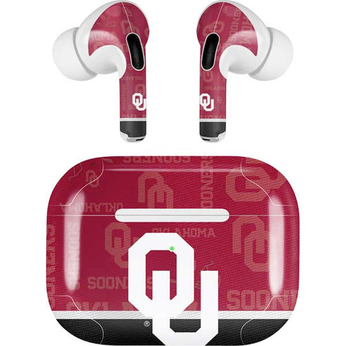 University of Oklahoma Split Jersey Apple AirPods Pro Skin