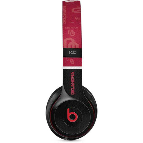 University of Oklahoma Split Jersey Beats Solo 2 Wireless Skin