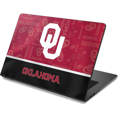 University of Oklahoma Split Jersey Dell Chromebook Skin