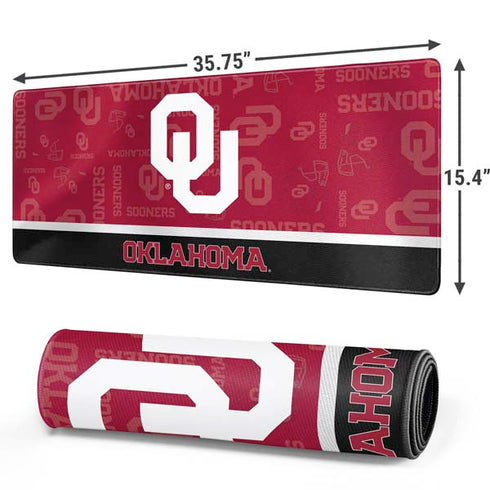 University of Oklahoma Split Jersey Gaming Mouse Pad