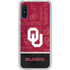 University of Oklahoma Split Jersey Galaxy A10e Clear Case