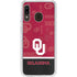 University of Oklahoma Split Jersey Galaxy A20 Clear Case