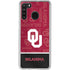 University of Oklahoma Split Jersey Galaxy A21 Clear Case