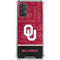 University of Oklahoma Split Jersey Galaxy A32 5G Clear Case