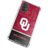 University of Oklahoma Split Jersey Galaxy A32 5G Clear Case