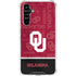 University of Oklahoma Split Jersey Galaxy A54 5G Clear Case