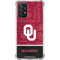 University of Oklahoma Split Jersey Galaxy A72 5G Clear Case