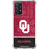 University of Oklahoma Split Jersey Galaxy A72 5G Clear Case