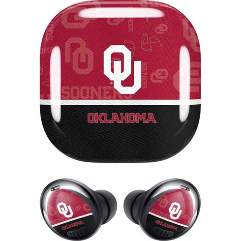 University of Oklahoma Split Jersey Galaxy Buds Pro Skin