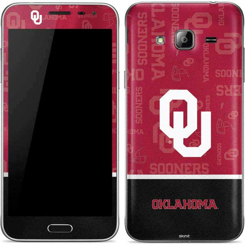 University of Oklahoma Split Jersey Galaxy J3 Skin