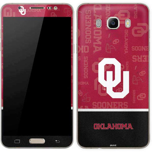 University of Oklahoma Split Jersey Galaxy J7 Skin
