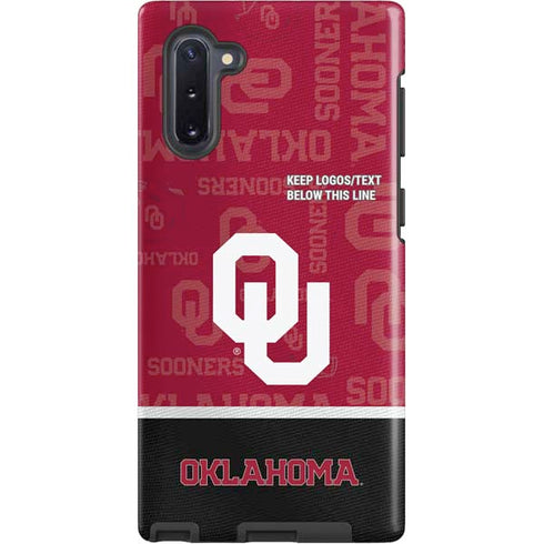 University of Oklahoma Split Jersey Galaxy Cases