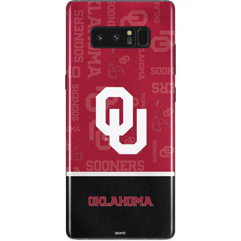 University of Oklahoma Split Jersey Galaxy Note 8 Skin