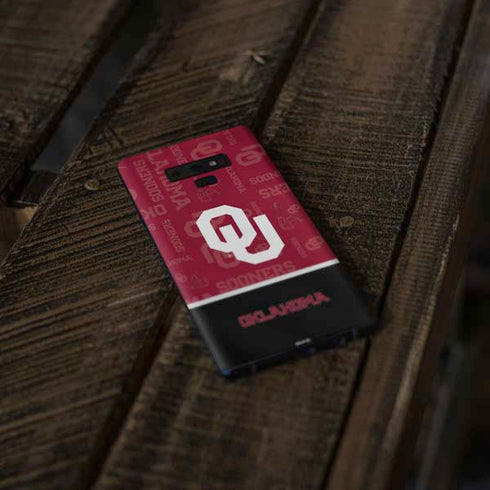 University of Oklahoma Split Jersey Galaxy Note 9 Skin
