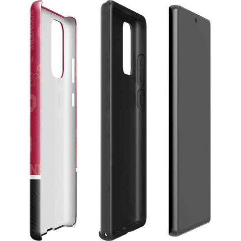 University of Oklahoma Split Jersey Galaxy Note20 5G Pro Case