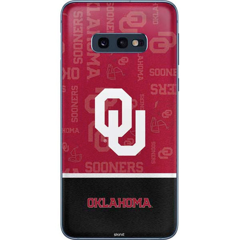 University of Oklahoma Split Jersey Galaxy S10e Skin