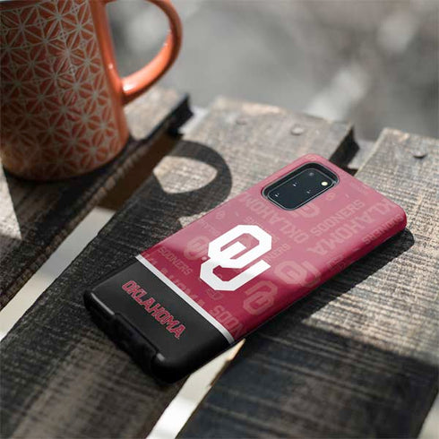 University of Oklahoma Split Jersey Galaxy S20 Plus Pro Case