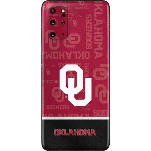 University of Oklahoma Split Jersey Galaxy S20 Plus Skin