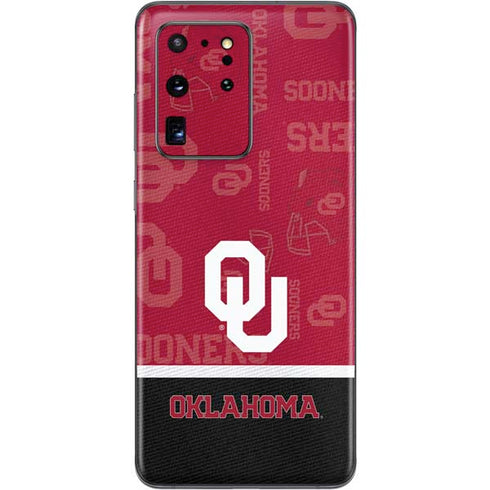 University of Oklahoma Split Jersey Galaxy S20 Ultra 5G Skin