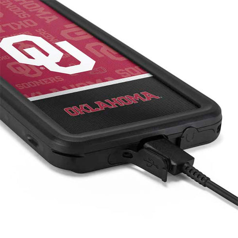 University of Oklahoma Split Jersey Galaxy S20 Waterproof Case