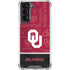 University of Oklahoma Split Jersey Galaxy S21 5G Clear Case