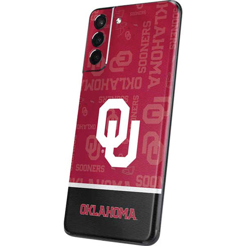 University of Oklahoma Split Jersey Galaxy S21 5G Skin