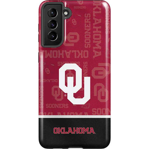 University of Oklahoma Split Jersey Galaxy S21 Plus 5G Pro Case