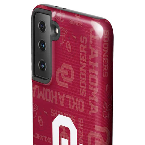 University of Oklahoma Split Jersey Galaxy S21 Plus 5G Pro Case
