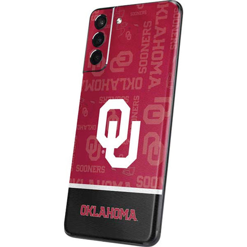 University of Oklahoma Split Jersey Galaxy S21 Plus 5G Skin