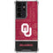 University of Oklahoma Split Jersey Galaxy S21 Ultra 5G Clear Case