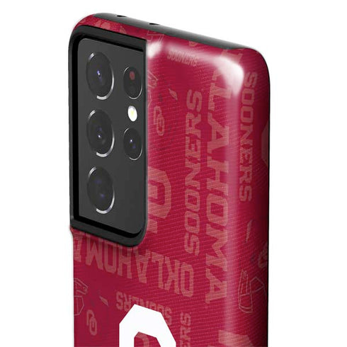 University of Oklahoma Split Jersey Galaxy S21 Ultra 5G Pro Case