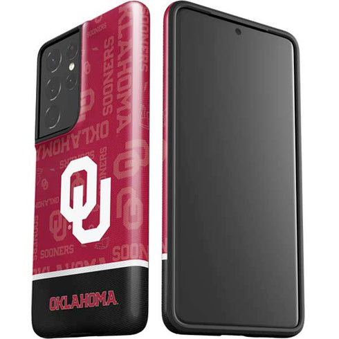 University of Oklahoma Split Jersey Galaxy S21 Ultra 5G Pro Case