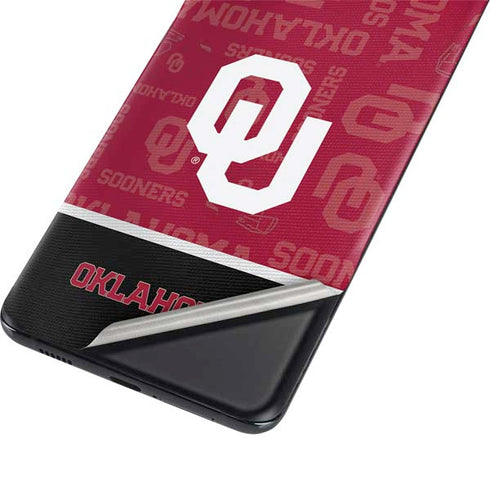 University of Oklahoma Split Jersey Galaxy S21 Ultra 5G Skin