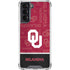 University of Oklahoma Split Jersey Galaxy S22 Clear Case