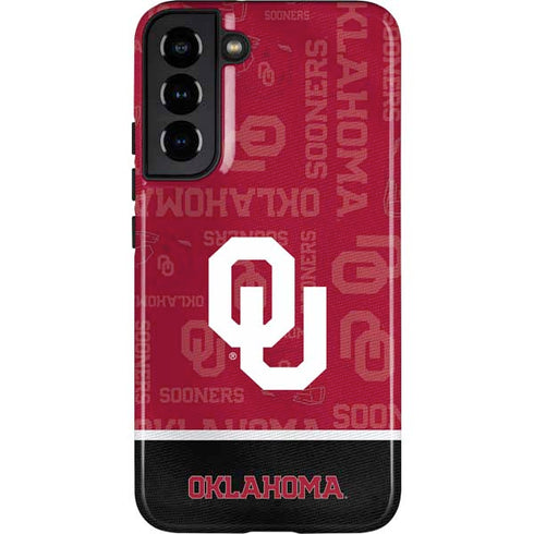 University of Oklahoma Split Jersey Galaxy S22 Plus Pro Case