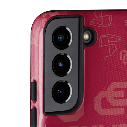 University of Oklahoma Split Jersey Galaxy S22 Plus Pro Case