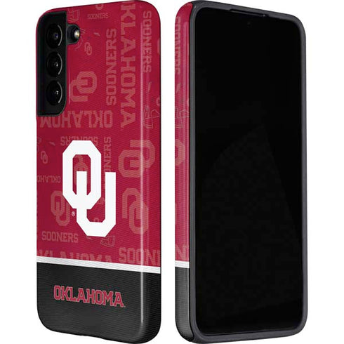 University of Oklahoma Split Jersey Galaxy S22 Plus Pro Case