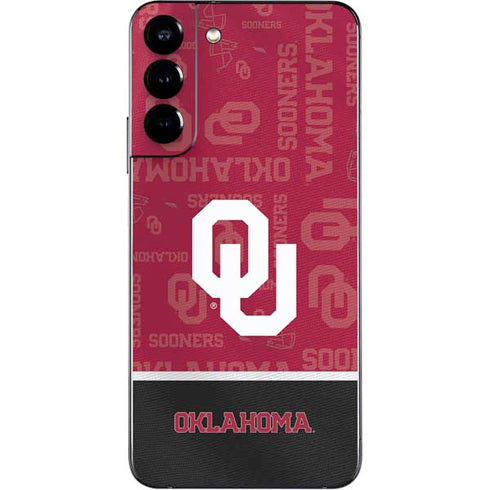University of Oklahoma Split Jersey Galaxy S22 Plus Skin