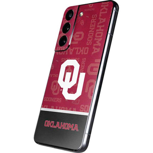 University of Oklahoma Split Jersey Galaxy S22 Plus Skin