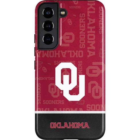 University of Oklahoma Split Jersey Galaxy S22 Pro Case