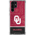 University of Oklahoma Split Jersey Galaxy S22 Ultra Clear Case